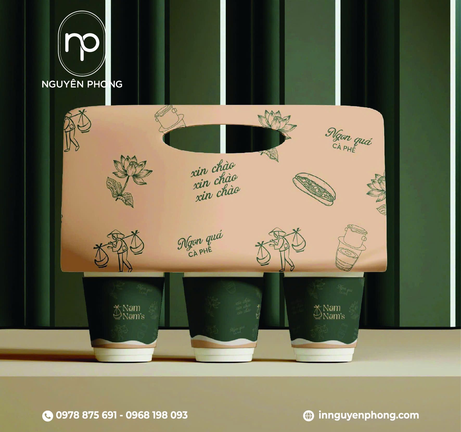 Túi giấy thiết kế phong cách đơn giản, sáng tạo